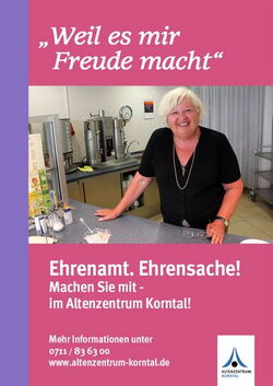 »Weil es mir Freude macht«